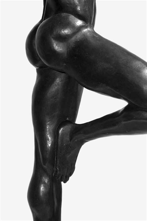 Artis Lane New Man Nude Male Sculpture Bronze With Black Patina For Sale At StDibs