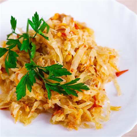 Капуста тушеная