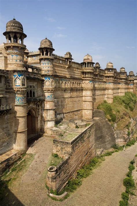 Gwalior Fort India Stock Image Image Of Madhya Architecture 15441419