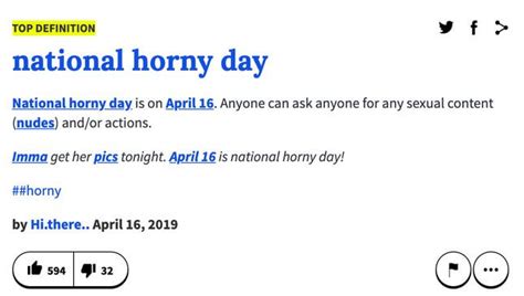 Every Day Is National Horny Day Now