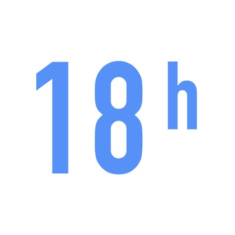 18h Vector Icons free download in SVG, PNG Format