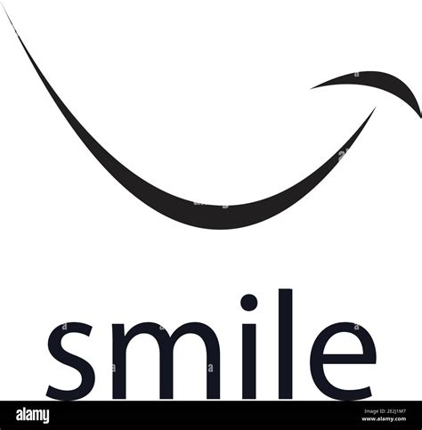 smile logo vector icon illustration design template stock vector image