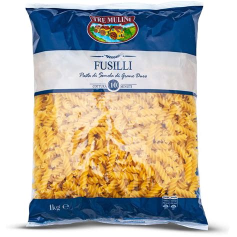 Pasta Fusilli TRE MULINI 1kg In Dettaglio Eurospin Spesa Online