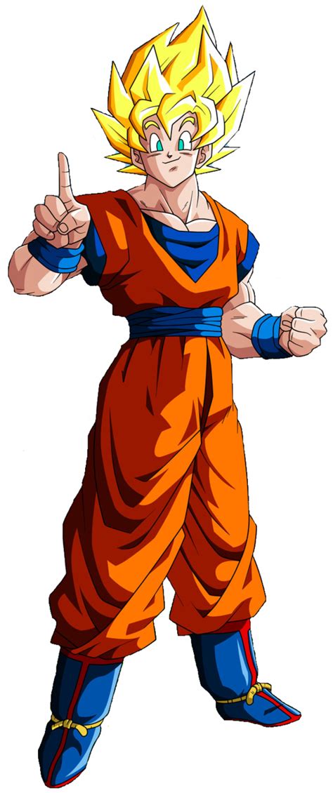 Imagen Goku Super Saiyajin Saga De Buu Dbfpng Dragon Ball