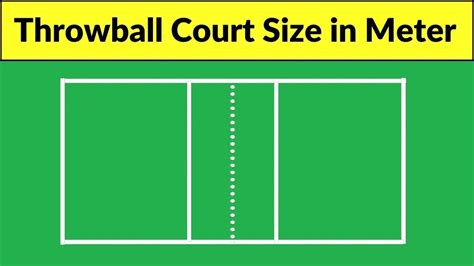 Throwball court dimensions | throwball court measurement in meters | throwball court size in ...