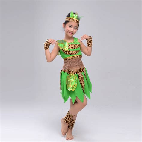 Children Dance African Hunter Stage Wear - Arabesque Life