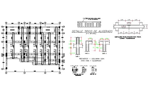 Beam Plan and Section Detail DWG File 