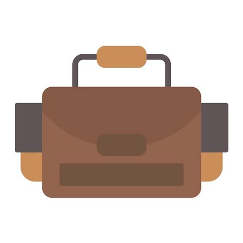 Premium Vector Camera Bag Flat Illustration