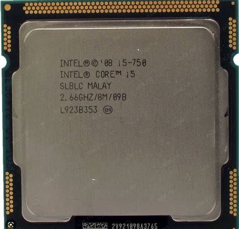 Процессор Intel® Core I5-750 LGA1156 2.66Hz Интел для Десктопа, IMac ...