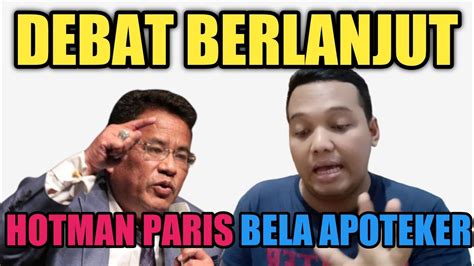 Apoteker Tidak Lulus Ujian Kompetensi Hotman Paris Angkat Bicara