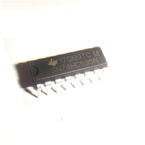 Free shipping 100pcs 74HC595 74HC595N SN74HC595N 8 BIT DIP 16 HC595 IC ...