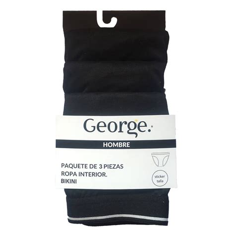 Bikini George Talla G Negro 3 Piezas Walmart
