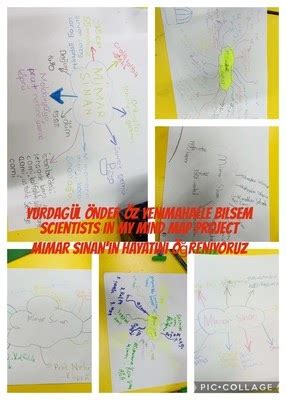 SCIENTISTS IN MY MIND MAP MİMAR SİNAN I TANIYORUZ ZİHİN HARİTASI YAPIYORUZ