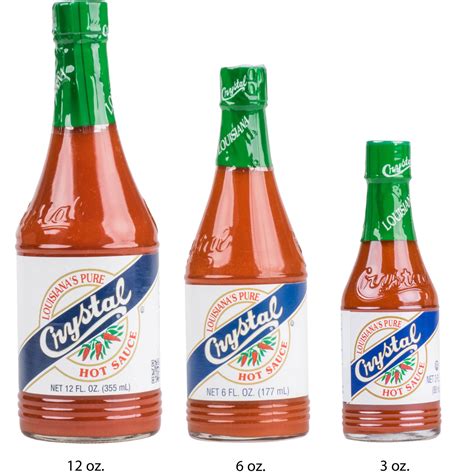Crystal 6 Oz Hot Sauce 24 Case