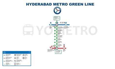 Hyderabad Metro Map 2025, Stations & Metro Lines Maps - YoMetro