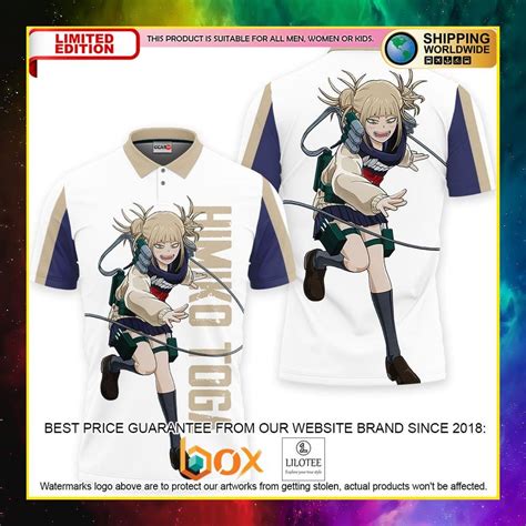 Hot Himiko Toga My Hero Academia Anime D Polo Shirt Express Your Unique Style With Boxboxshirt