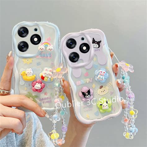 Casing Infinix Smart 8 7 Hot 40 Pro 40i 30i 30 Play Phone Case New Design 3D Doll Cute Cartoon