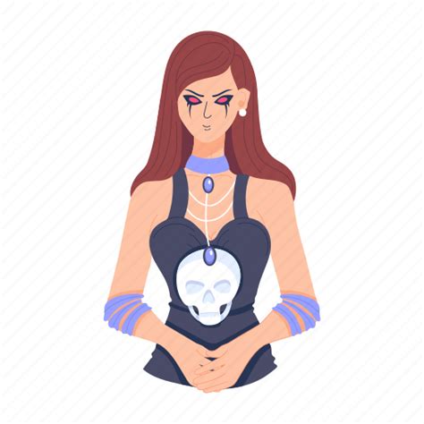 Horror Lady Horror Girl Horror Woman Scary Lady Halloween Lady Icon
