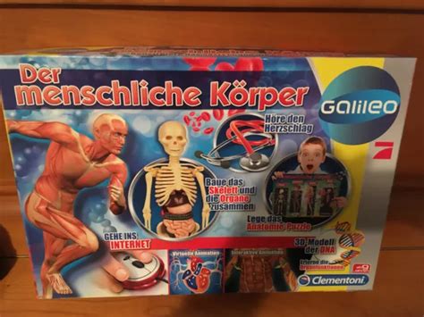 Galileo Der Menschliche K Rper Skelett Anatomie Puzzle Uvm Eur