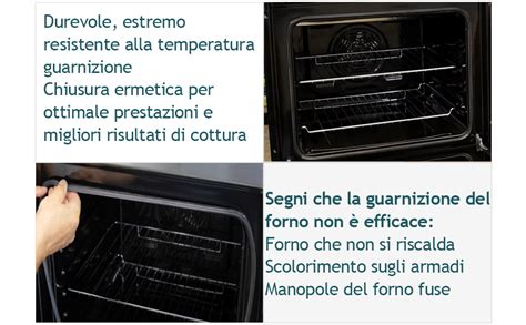 SPARES2GO Guarnizione Universale In Gomma Per Porta Del Forno A 3 E 4