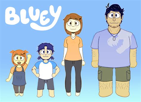 Bluey But Human By Lupinshanshei On Newgrounds