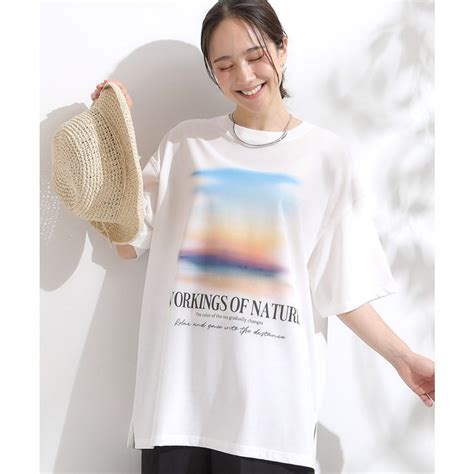 キューティーブロンド Cutie Blonde SHOO ICE汗染み軽減UVカットプリントアソート BIG Tシャツ ホワイト ファッション通販 MAGASEEK