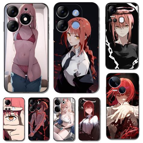Case For Infinix Note Hot I Play Tecno Pova Phone Cover Makima Chainsaw Man Shopee