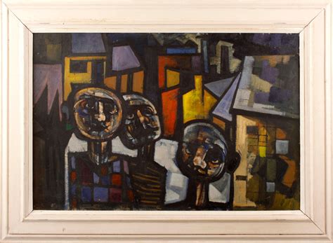 Bonhams : Douglas Frederick Pittuck (British, born 1911) Three faces