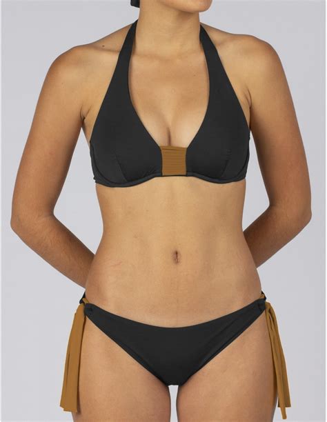 Sujetador De Bikini Halter Con Aros De Janina Born