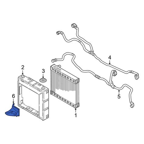 Bmw Oe Front Right Radiator Support Air Duct