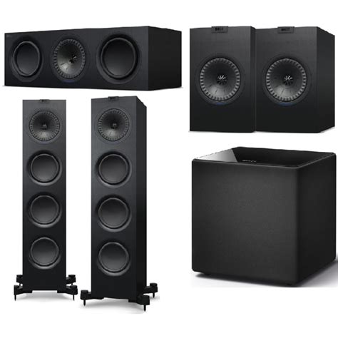 KEF Q750 5.1 Home Theatre Speaker Package - Black