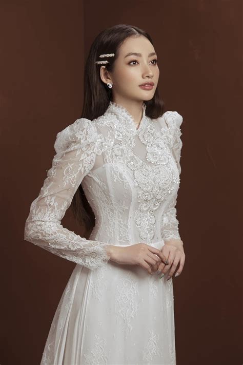 Custom Made Ao Dai Wedding Ao Dai White Lace Wedding Ao Dai Etsy