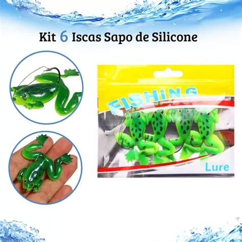 Isca Artificial Kit 6 Sapinho Anti Enrosco Frog Sapo MercadoLivre