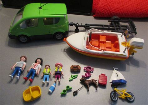 Playmobil Familyvan mit Boot Anhänger Kaufen auf Ricardo