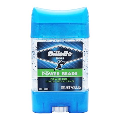 Antitranspirante en Gel Gillette Power Beads Power Rush 82 g | DelSol