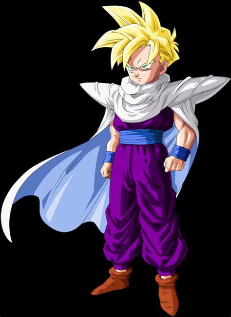 Download Super Saiyan Gohan Standing Pose