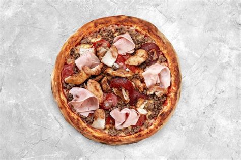 Premium Photo Directly Above Shot Of Pizza