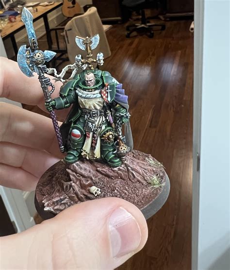 My Space Marine Captain Conversion Rminipainting