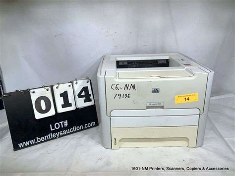 HP LASERJET 1160 - Bentley & Associates, LLC