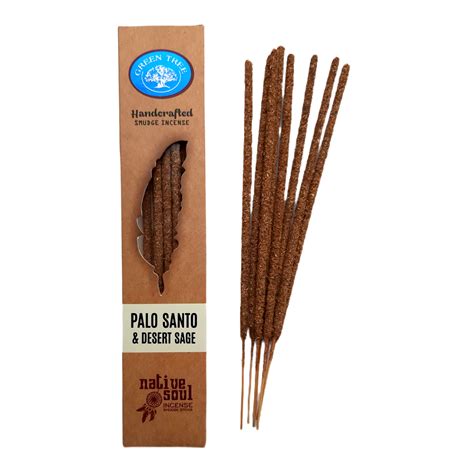 Incenso Indiano Natural Green Tree Native Soul Palo Santo e Desert Sage ...