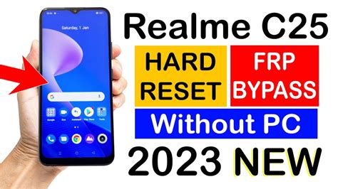 Realme C25 Screen Unlock FRP Bypass Without PC 2023 NEW METHOD