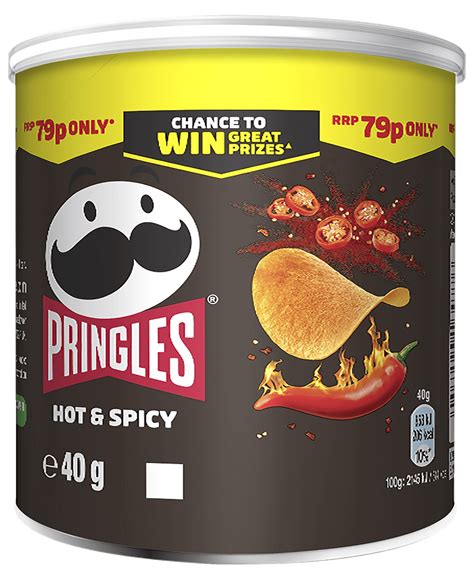 Pringles Hot Spicy Crisps with peppers jalapeños 40g