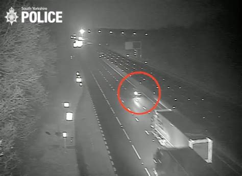 Shocking images of drink-drive suspect on M1 | We Are Barnsley