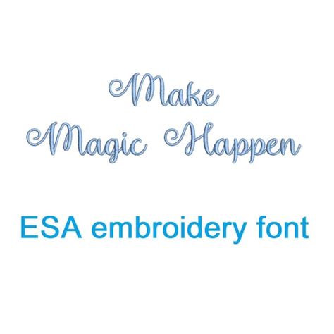 Esa Font File Etsy