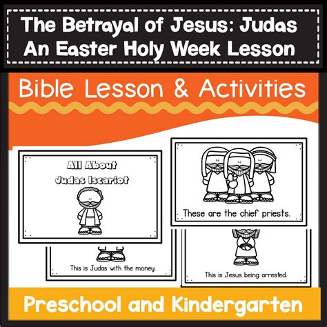 Betrayal of Jesus | Judas Easter Bible Lesson for Preschool
