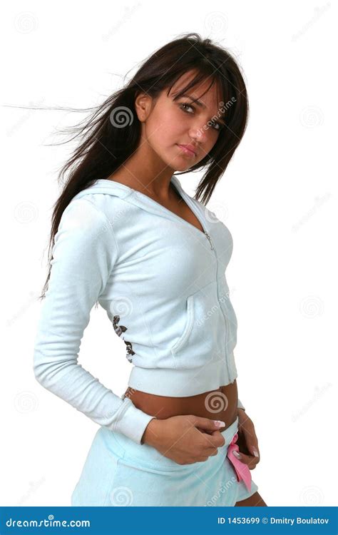 Brunette Model In Sportswear Stock Image Image Of Adult Pilates