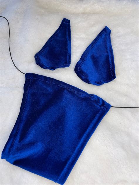 Velvet Micro Bikini Stripper Outfits Exotic Dancewear Set Exotic Dance Wear Etsy