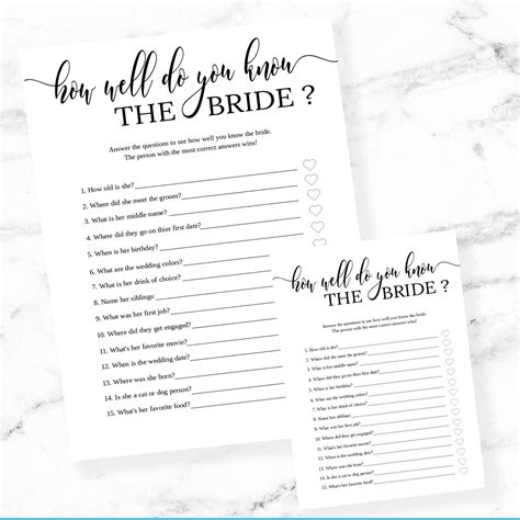 Who knows the bride best who knows the bride to be best bridal shower