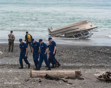 Watch Coast Guard Rescues Man After Boat Capsizes On Oregon Coast