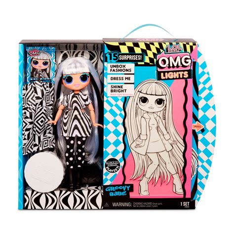 Lol Surprise Omg Doll Lights Series Groovy Babe Thimble Toys